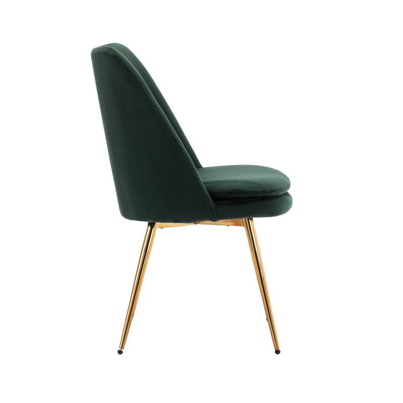 Porthos Home Tori Velvet Gold Legs Kitchen Dining Room Chair