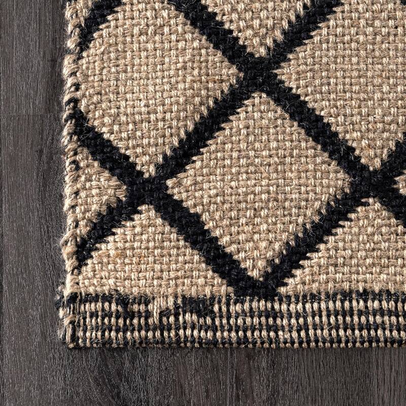 Nuloom Anika Moroccan Hand Woven Jute Area Rug