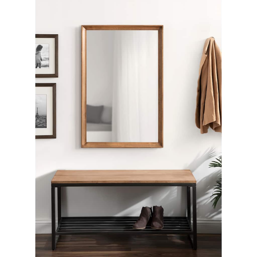 Kate and Laurel Hatherleigh Rectangle Wall Mirror - 24x36