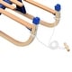 preview thumbnail 6 of 24, vidaXL Folding Sledge Wood 43.3"/46.9"