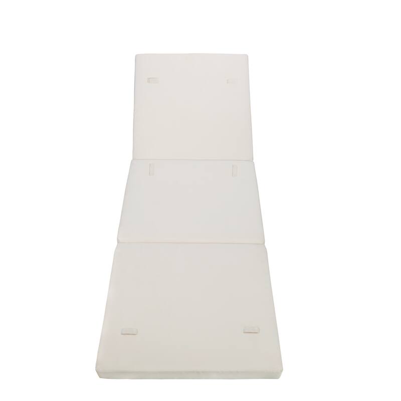 Encino Outdoor Chaise Lounge Cushion (ONLY CUSHION) by Christopher Knight Home - 76.75" L x 27.00" W x 4.00" H