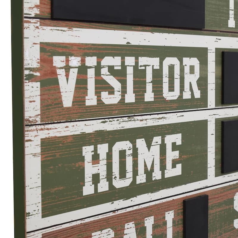 StyleCraft Wooden Scoreboard Wall Décor