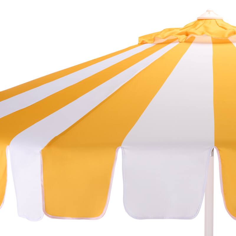 SAFAVIEH Outdoor Living Meze 9ft Crank Umbrella