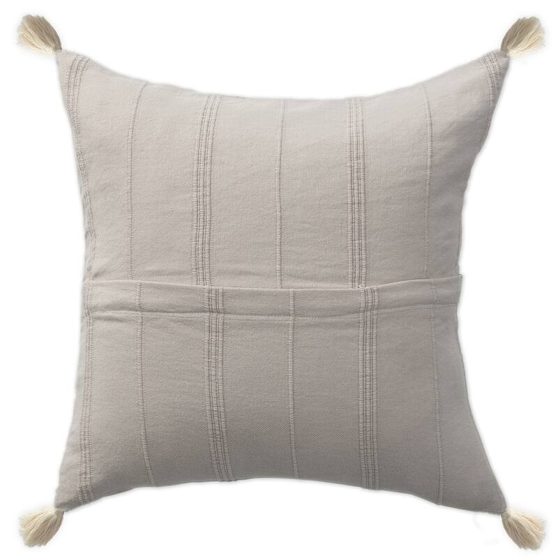 Sevita Subtle Striped Turkish Cotton Throw Pillow