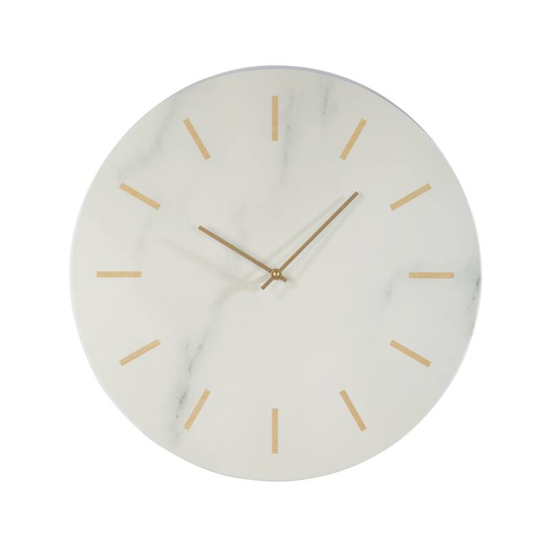 Faux Marble Wall Clock