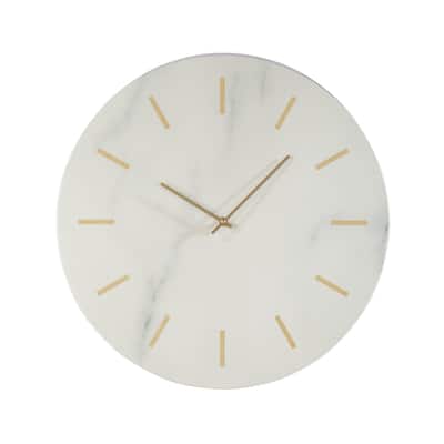 Faux Marble Wall Clock