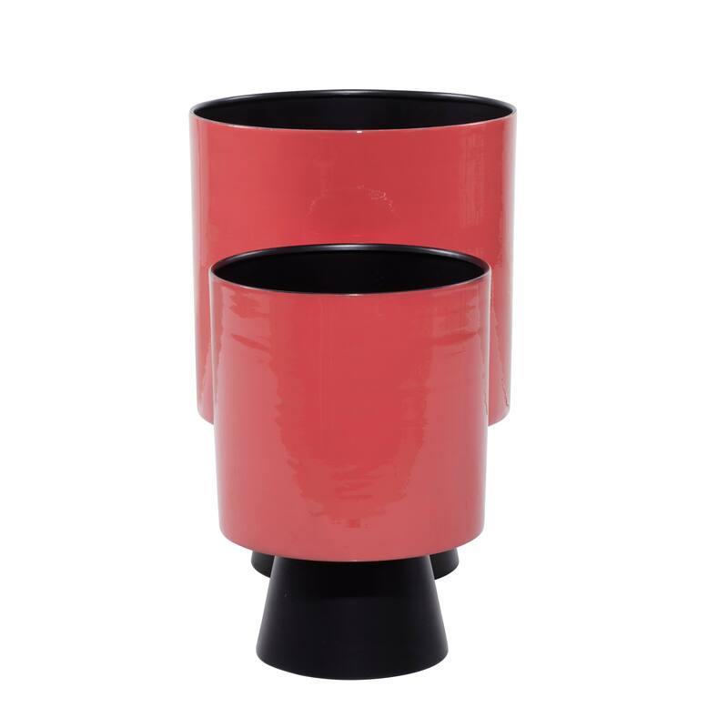 Iron Modern Planter 14 x 10 x 10 - 10 x 10 x 14Round