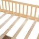preview thumbnail 11 of 22, Twin Size Kids Bed With Arched Roof Light Strip Interactive Whiteboard/2 Drawers