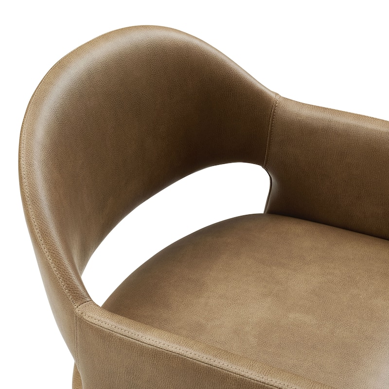 Talia Vegan Leather Dining Armchair