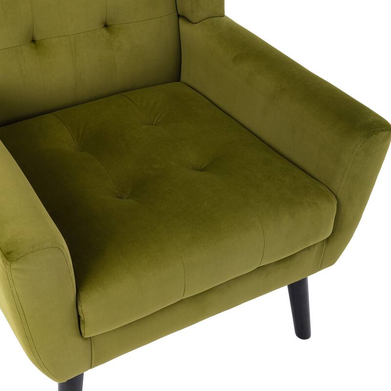 Modern Dining Chair Side Chair Office Chair Green Reading Chair Arm Chair Padded Chair Dressing Chair