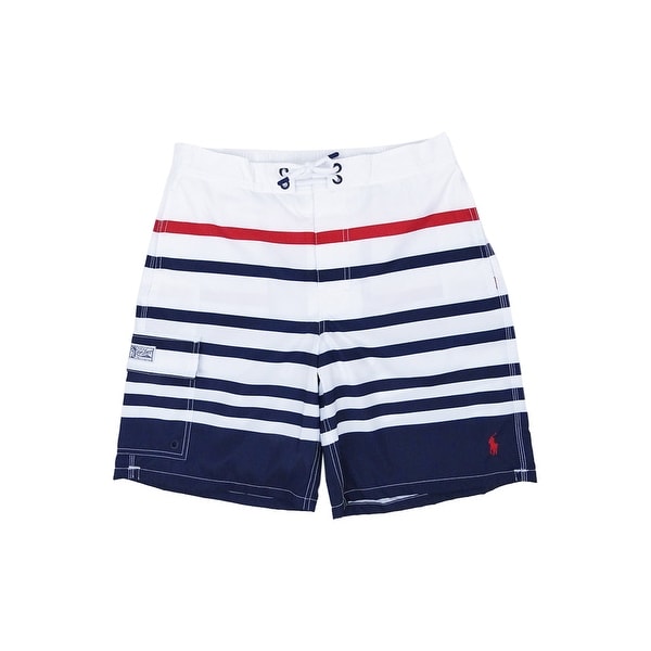 white polo swim trunks