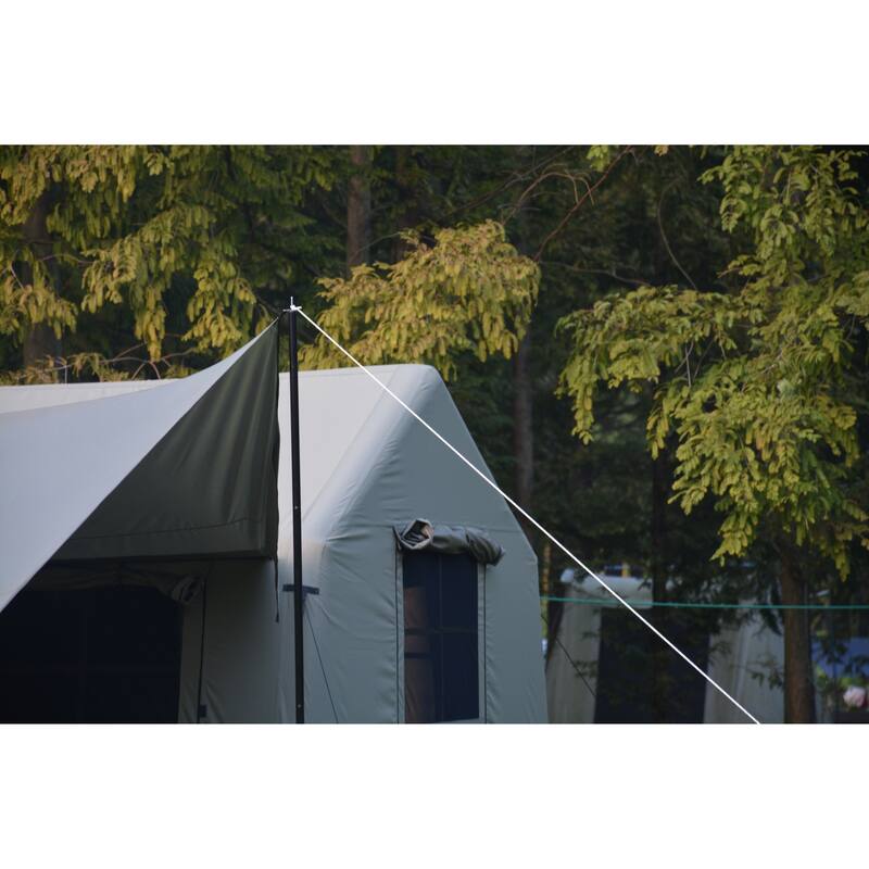 9.8 x13ft with canopy, Inflatable Camping Tents with Hand Pump, Air Glamping Tents, Waterproof and Windproof