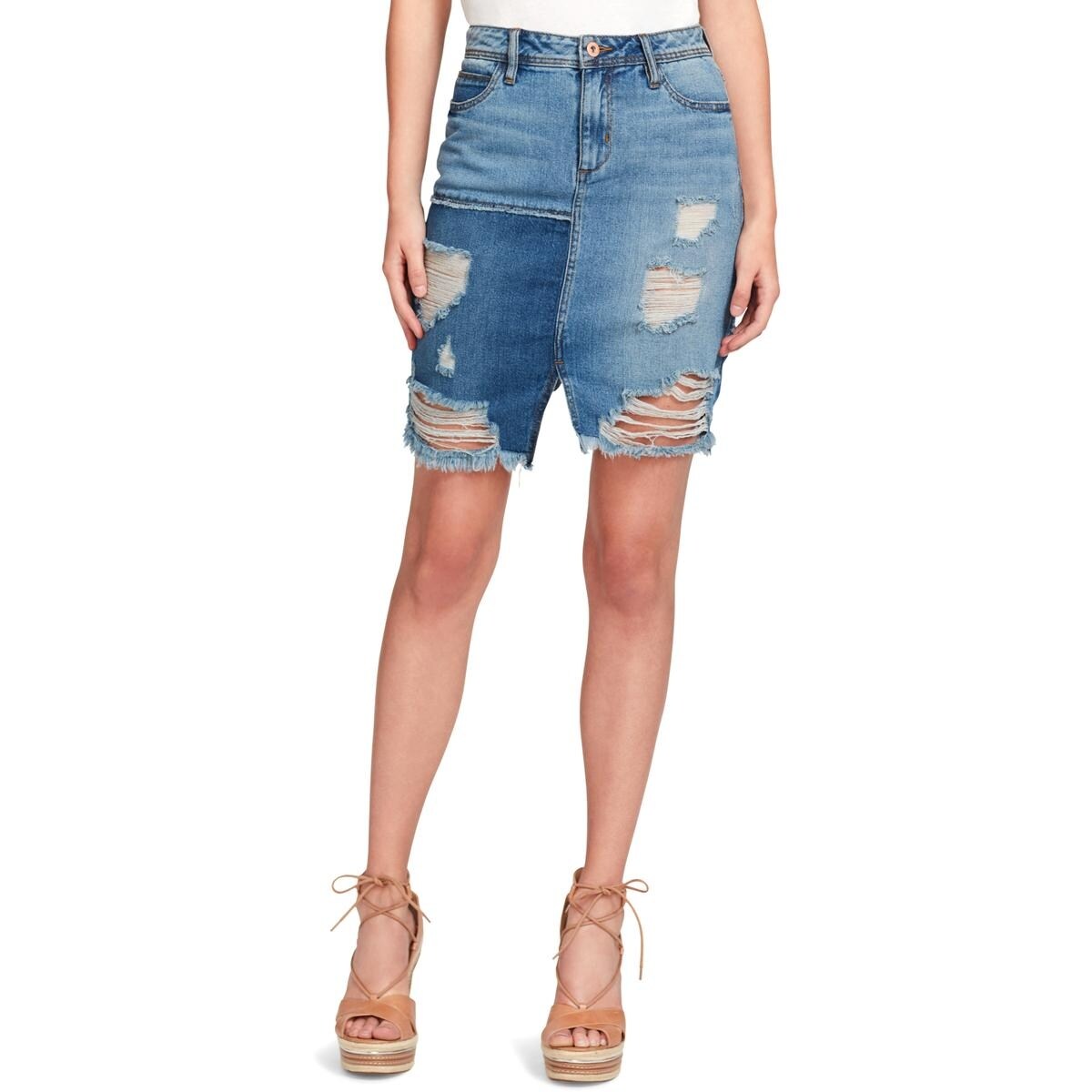 jessica simpson denim skirt