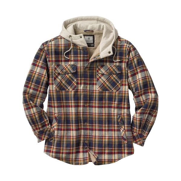 Legendary whitetail hooded flannel clearance