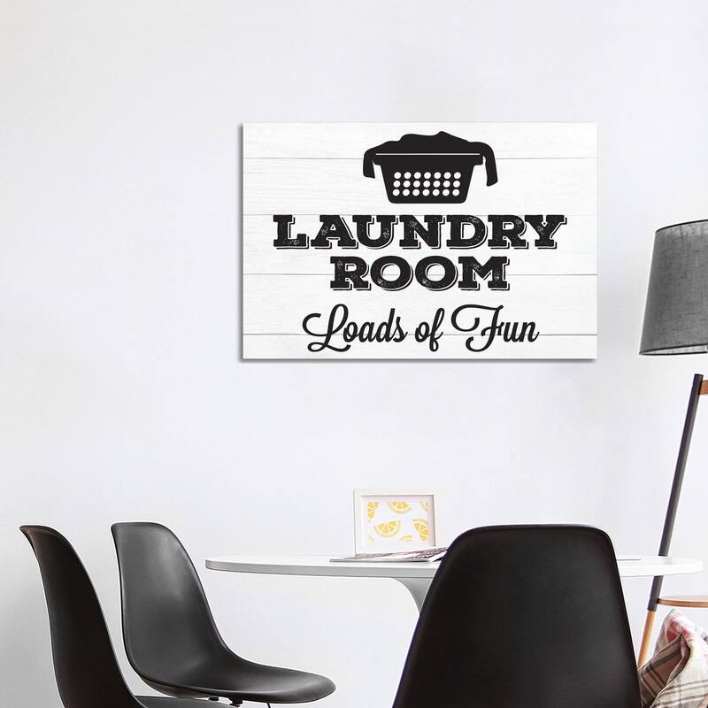 iCanvas "Laundry Shiplap I" by Melody Hogan Canvas Print - 26x40x1.5