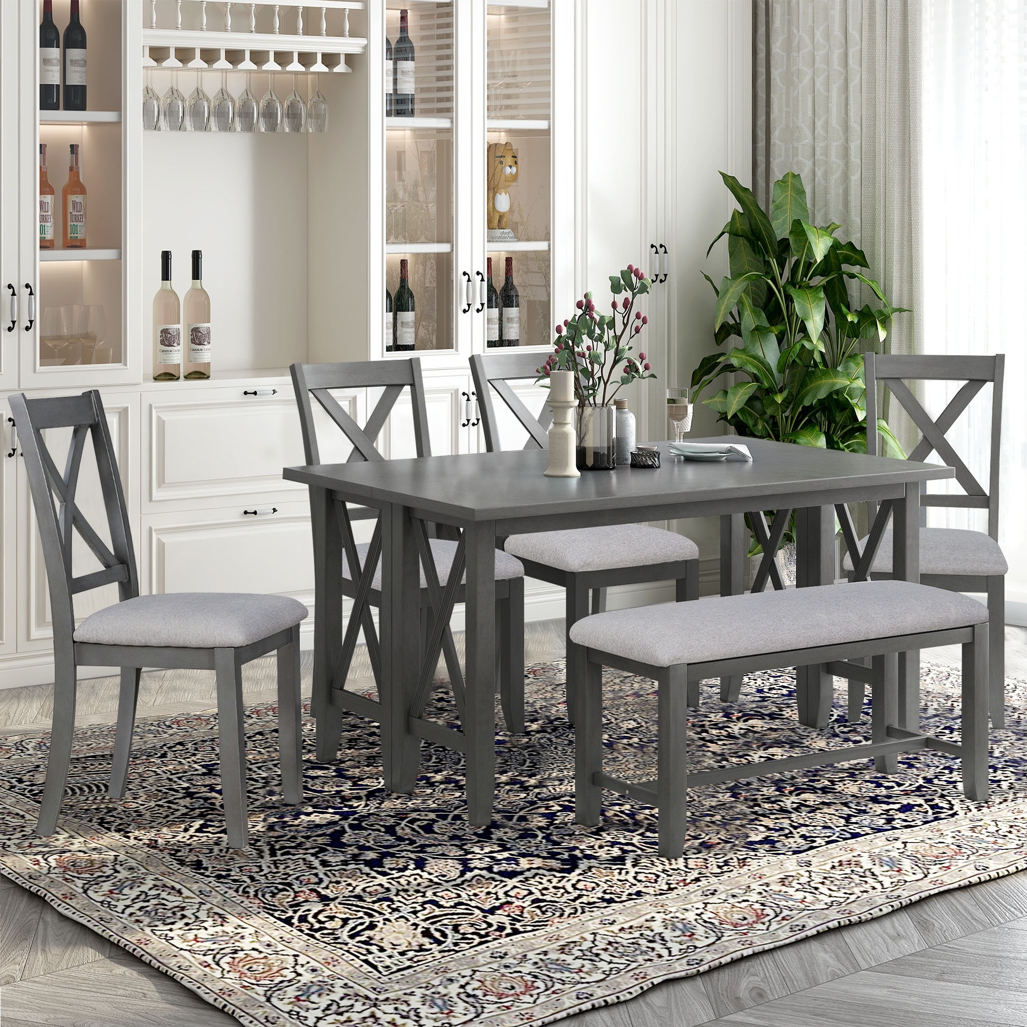 4 seater dining best sale table space saver