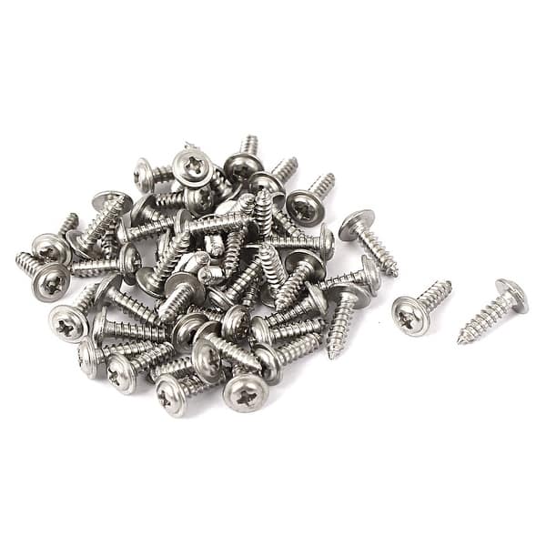 Screw Empty 2.6mmx10mm Stainless Steel Phillips Flat Head Sheet Self Tapping Screws ...