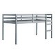 preview thumbnail 7 of 45, Wooden Low Height Twin Size Loft Bed with Ladder,Strengthened Slats