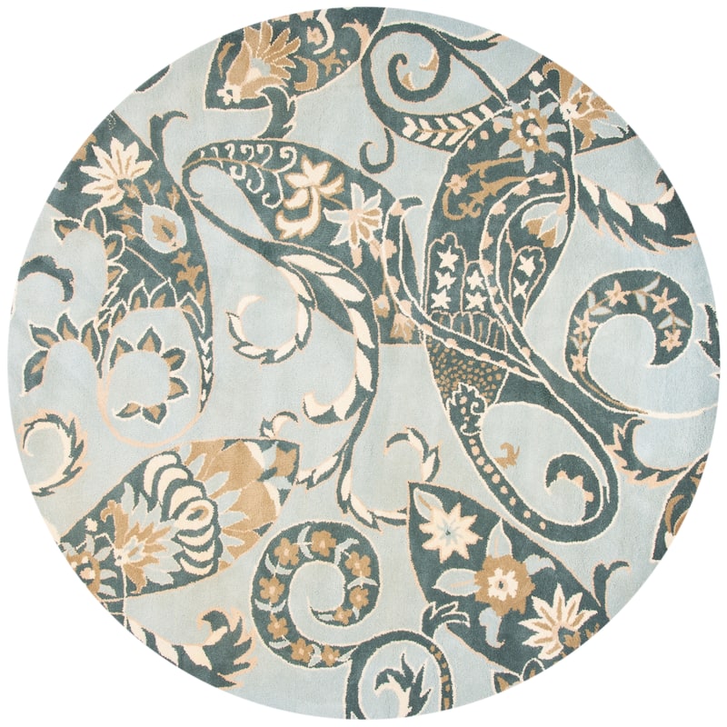 SAFAVIEH Handmade Wyndham Rosaleen Modern Wool Rug
