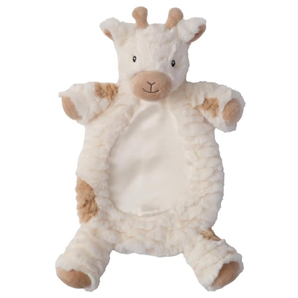 slide 2 of 6, Bearington Lil' Lofty 13" Giraffe Security Blanket Lovey for Babies