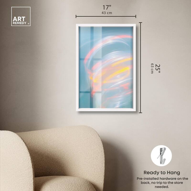 Swirling Light I Shadowbox by Art Remedy