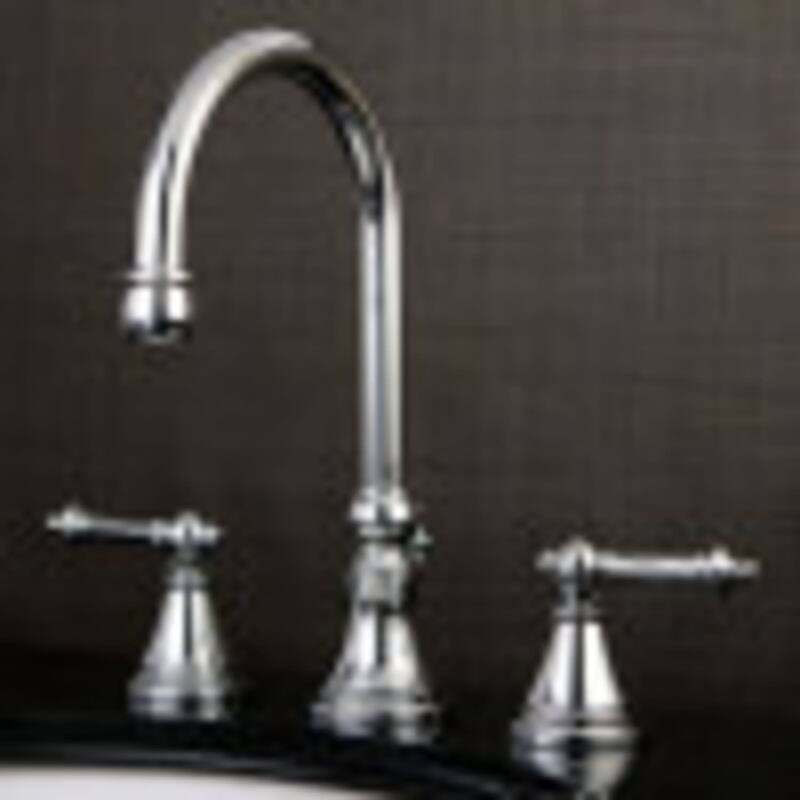 Kingston Brass Templeton Widespread Bathroom Faucet with Brass Pop-Up
