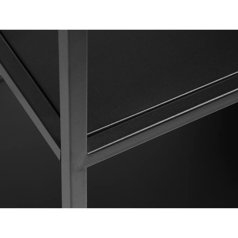 Rye Studio Malina Modern Metal Storage Display Bookcase