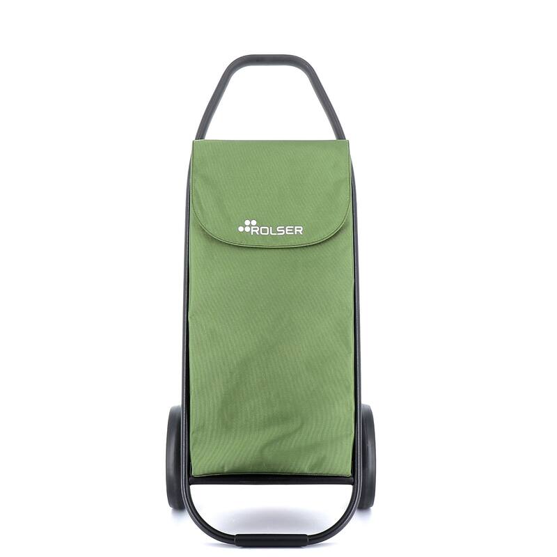 Rolser Com 88 lb. Capacity MF Tube 2 Big Wheel Shopping Trolley