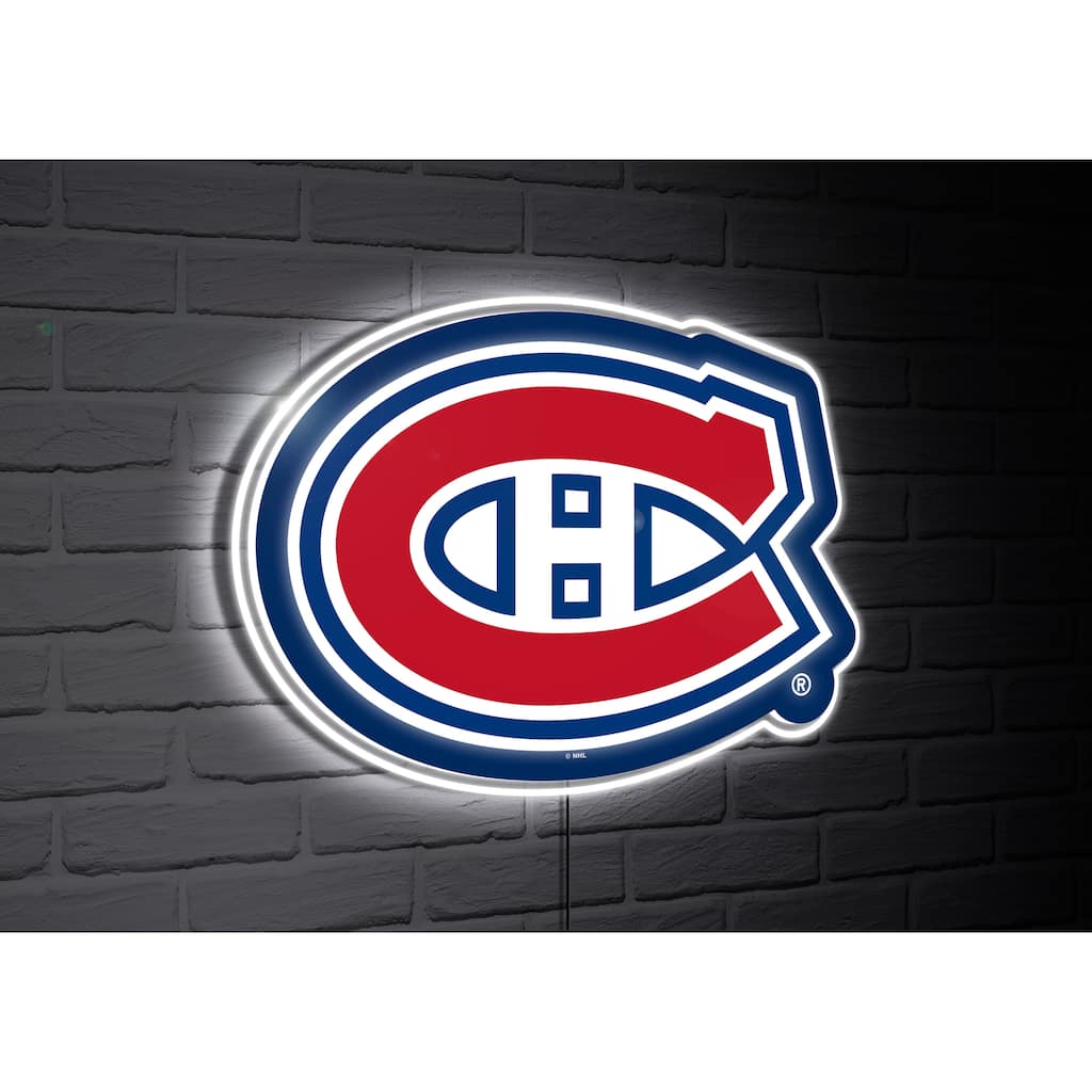 Montreal Canadiens Team Logo LED Wall Decor Lighted Sign