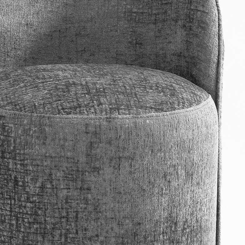 23" W Upholstered Swivel Side Chair for Dining Room, Balcony, Parlour