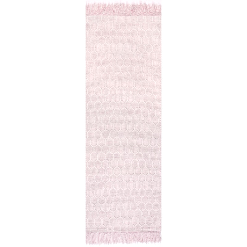 Nuloom Wylie Honeycomb Wool Fringe Rug
