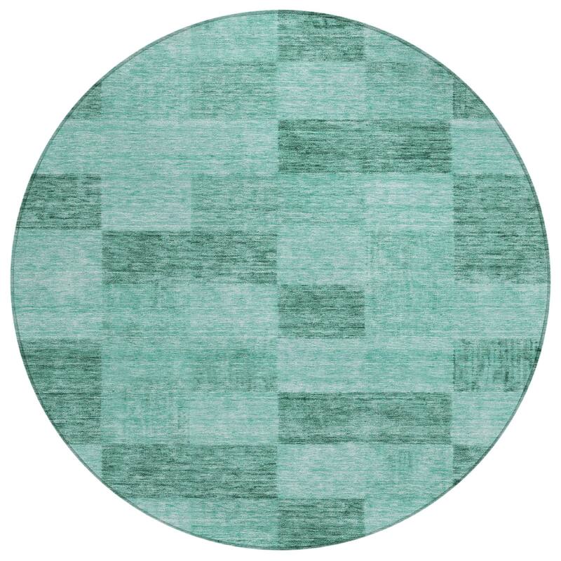 HomeRoots Geometric Transitional Rectangle Outdoor Rug