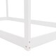 preview thumbnail 6 of 10, Twin Size Wooden House Bed Frame for Kids Space-Saving Bedroom Furniture
