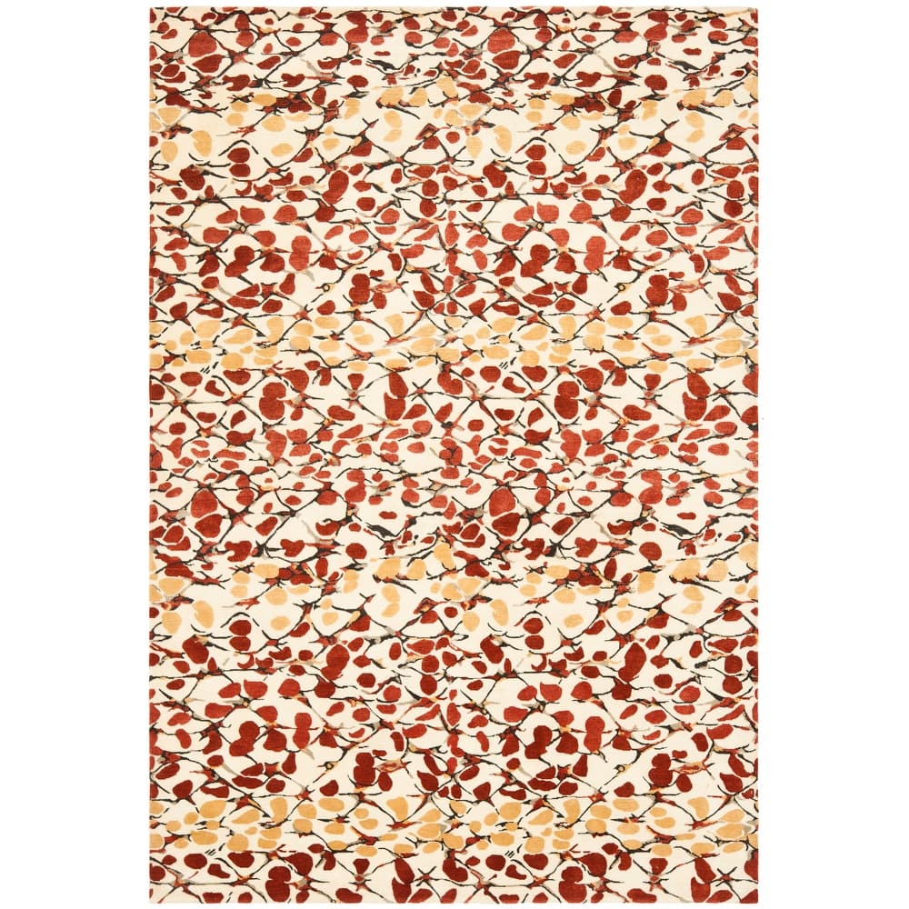 Martha Stewart by SAFAVIEH Handmade Trellis Silk/ Wool Rug