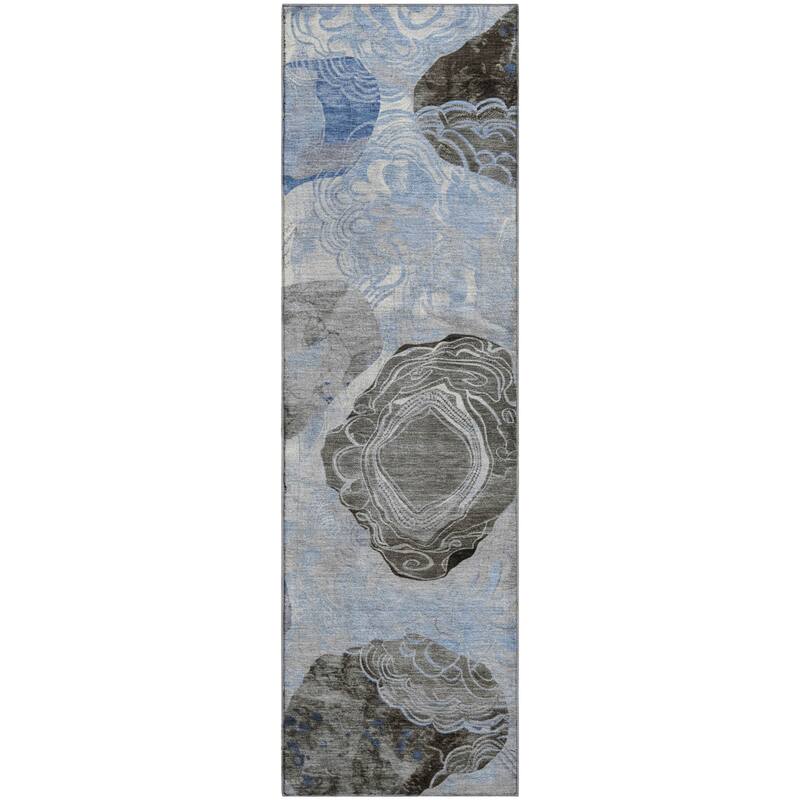 Premium Washable Super Soft Abstract Imprints Mayfield Rug