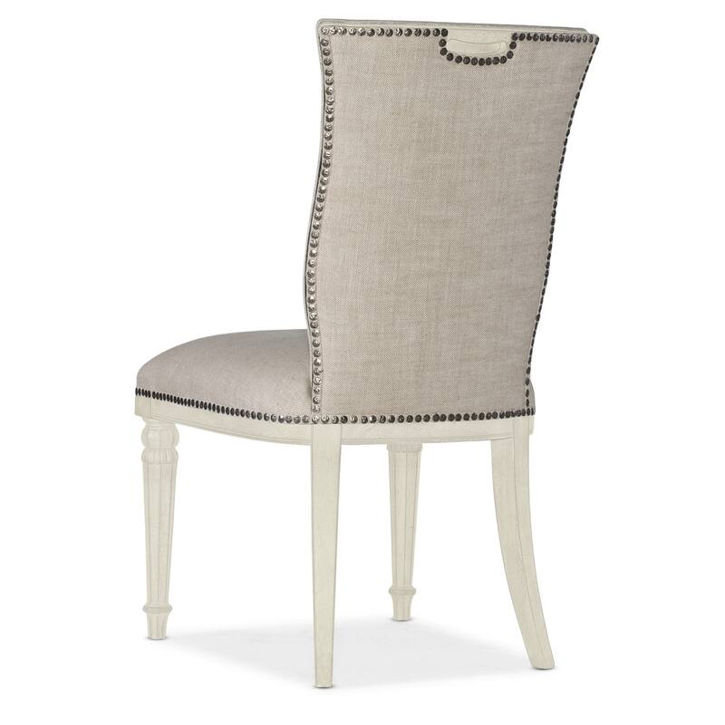 Hooker Furniture 5961-75510-02-SINGLE Traditions 22" Fabric Dinner - Creamy Magnolia