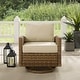 preview thumbnail 19 of 32, Crosley Bradenton Outdoor Wicker Swivel Rocker Chair