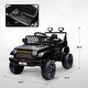 preview thumbnail 27 of 28, Battery Powered Kids Electric Car UTV with 4 Suspension Wheels