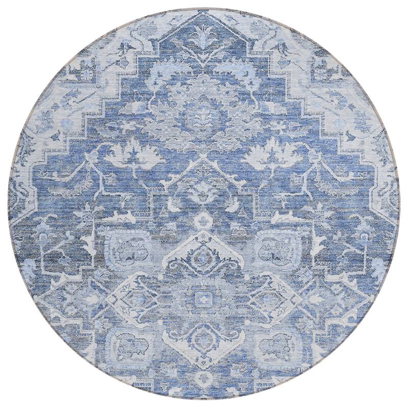 HomeRoots Oriental Traditional Rectangle Outdoor Rug