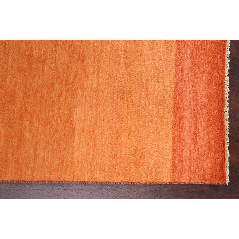 Modern Oriental Gabbeh Kashkoli Long Runner Rug Wool Handmade - 2'6" x 20'8"