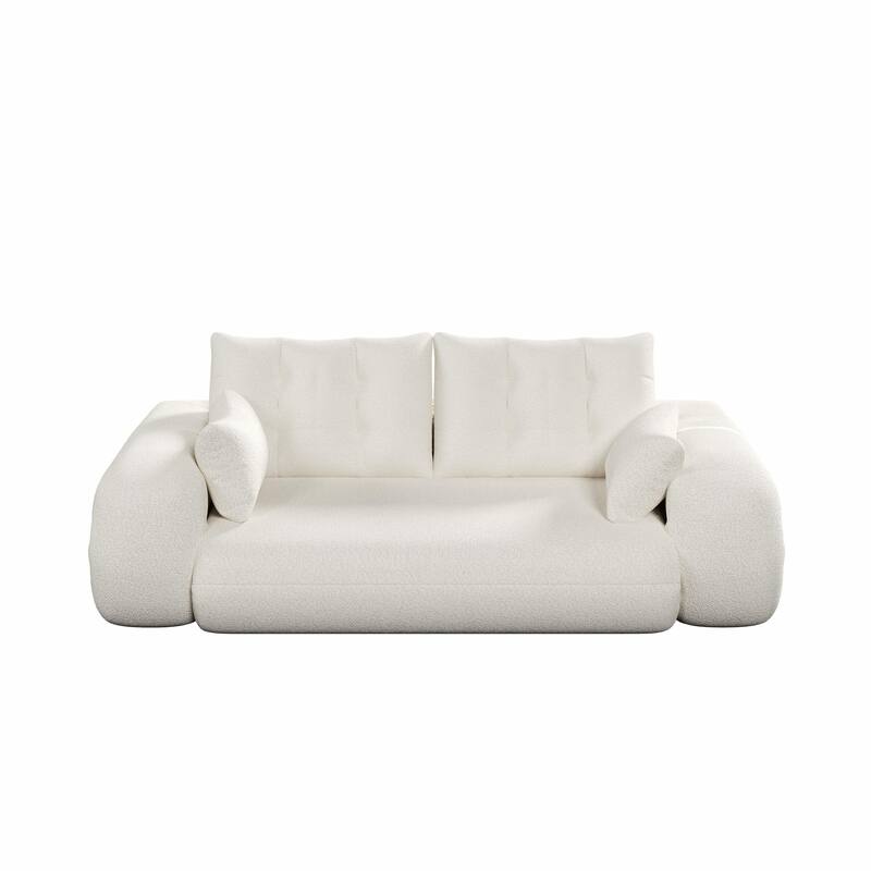78.7" Teddy 3-Seater Sleeper Sofa Modular Floor, Convertible Lounge