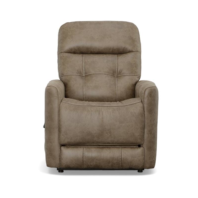 Kenner Sand Power Lift Recliner with Power Headrest & Lumbar by Flexsteel