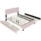 preview thumbnail 40 of 43, Queen Upholstered Bed with Pull-Out Trundle and Ample Storage