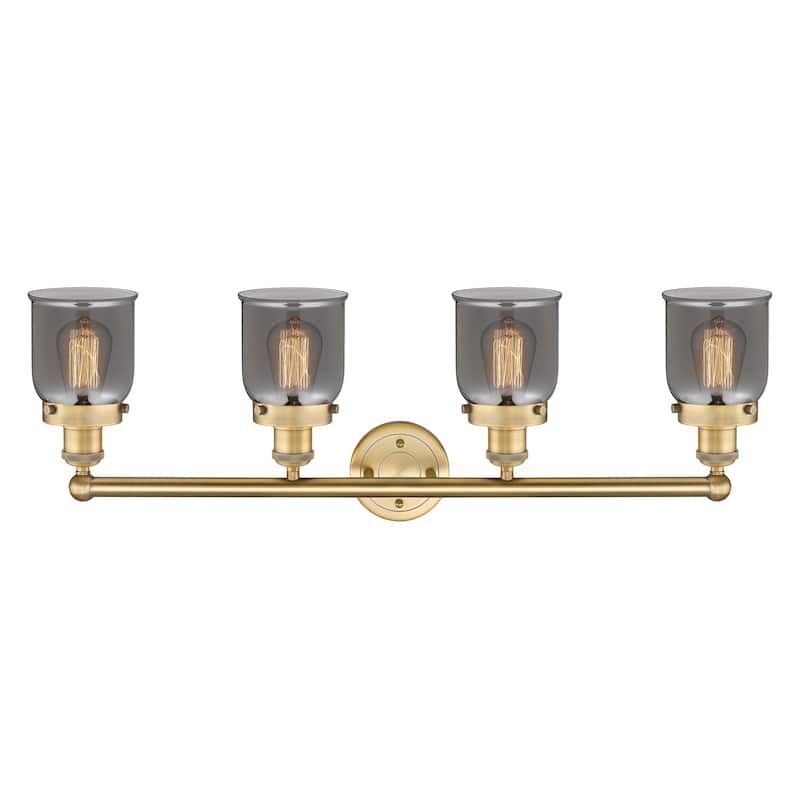Innovations Lighting Small Bell - 4 Light 34" Bath Vanity Light