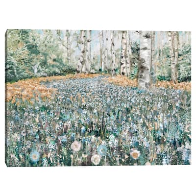Forest Flowers by Studio Arts Canvas Art Print