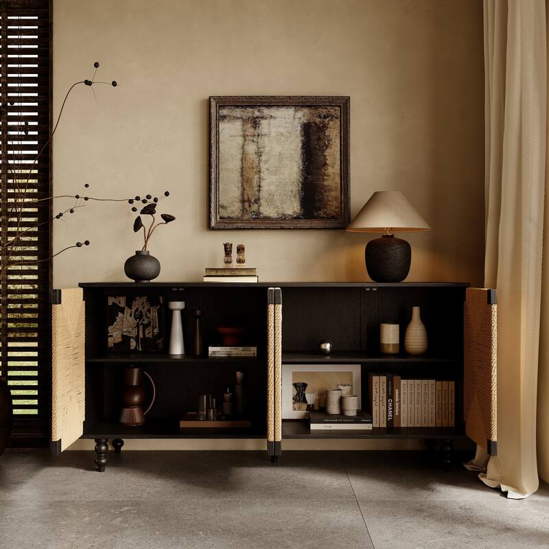 Accent Sideboard Buffet Cabinet Storage