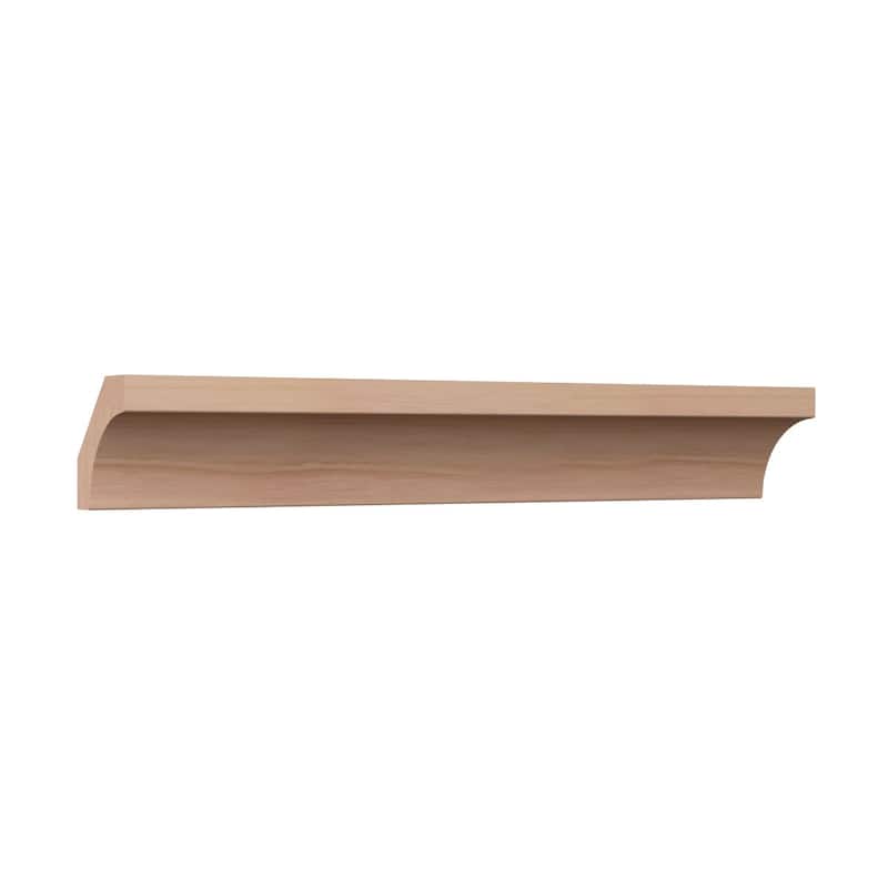 WM86 9/16-in D x 1-5/8-in W x 96-in L Americraft Solid Hardwood Stain Grade Cove Moulding