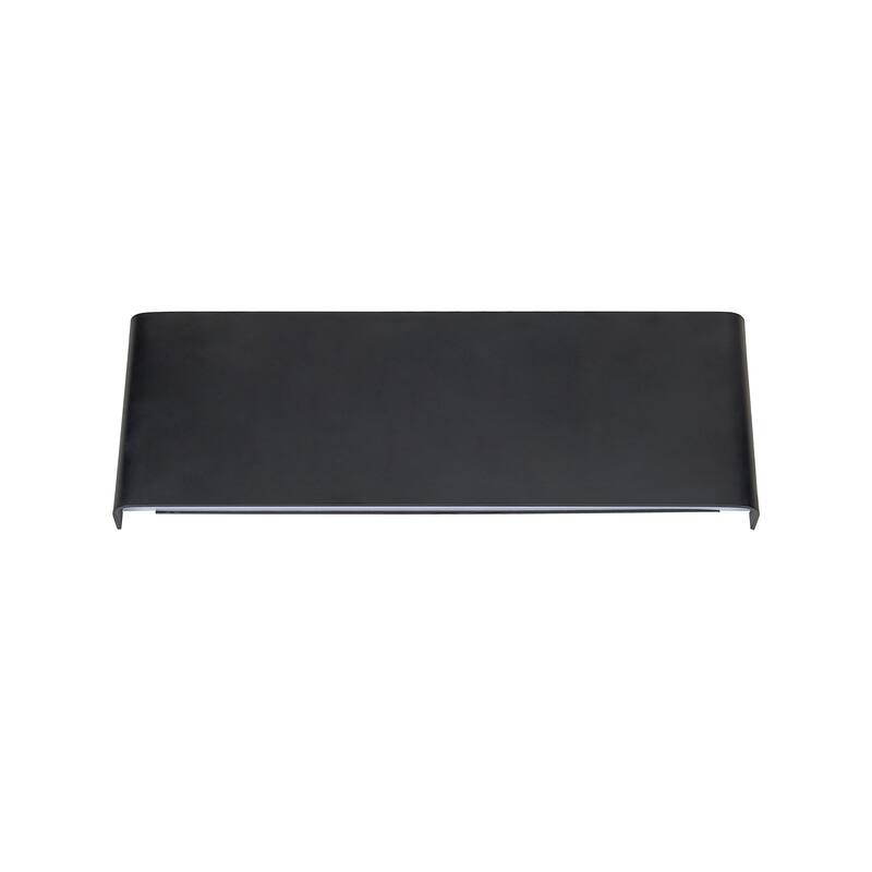 Long Steak LED Wall Sconce - Black - 16"W x 5.5"H x 1.5"D