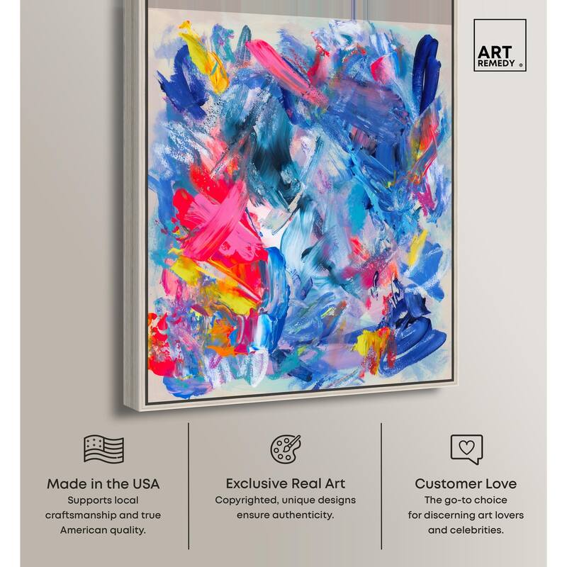 Colorburst Mirage Canvas by Art Remedy
