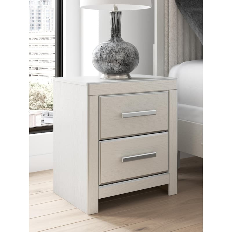 Signature Design by Ashley Ravalori Nightstand - White